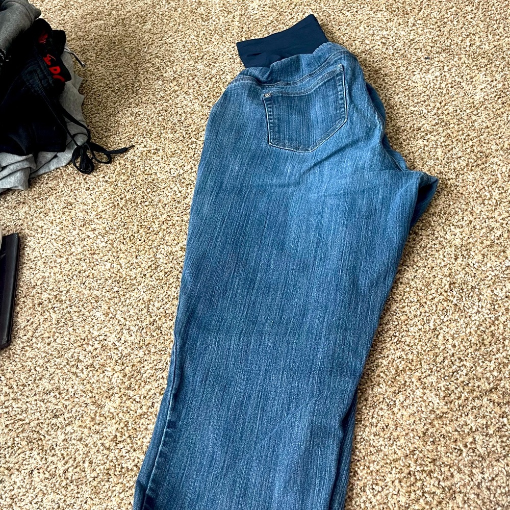 Two hearts maternity jeans